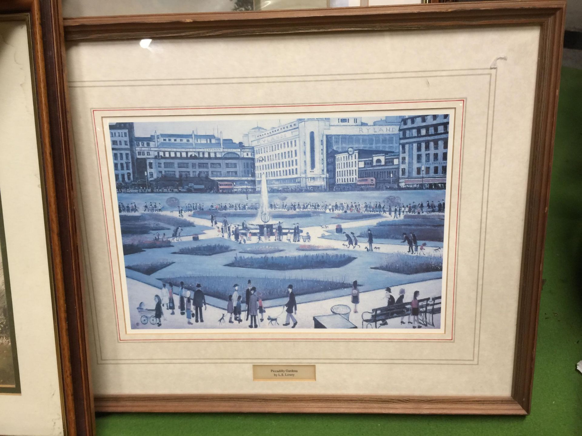 A COLLECTION OF FRAMED PRINTS TO INCLUDE A BOB RICHARDSON SIGNED OXFORD ST, MANCHESTER EXAMPLE, L. - Image 3 of 6