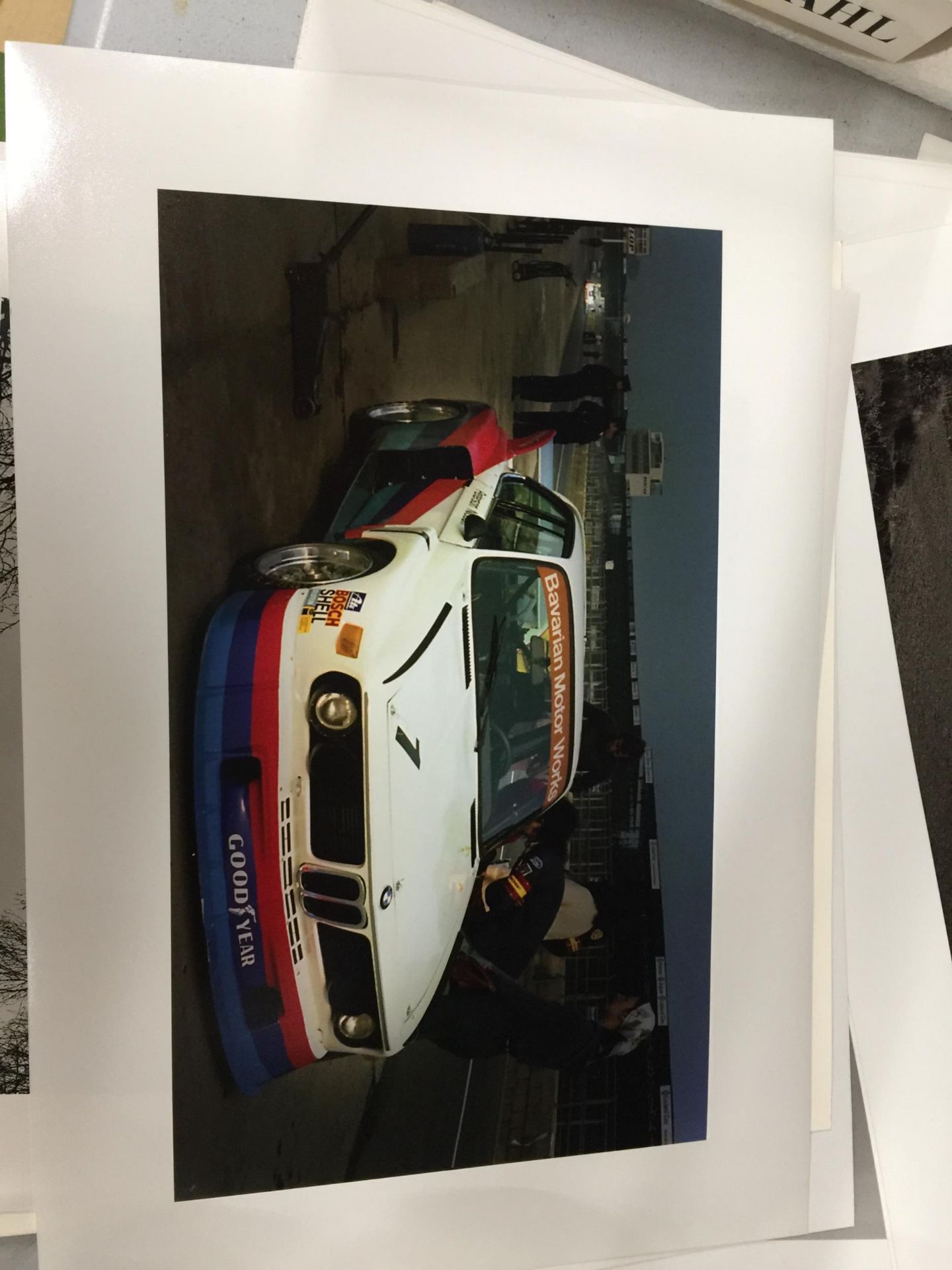 A COLLECTION OF PRINTS, TRAINS, RALLY CAR ETC - Image 2 of 3