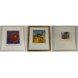 A SET OF THREE VINTAGE SWEDISH LIMITED EDITION GRACE FALK SIGNED PRINTS, ALL TITLED AND WITH