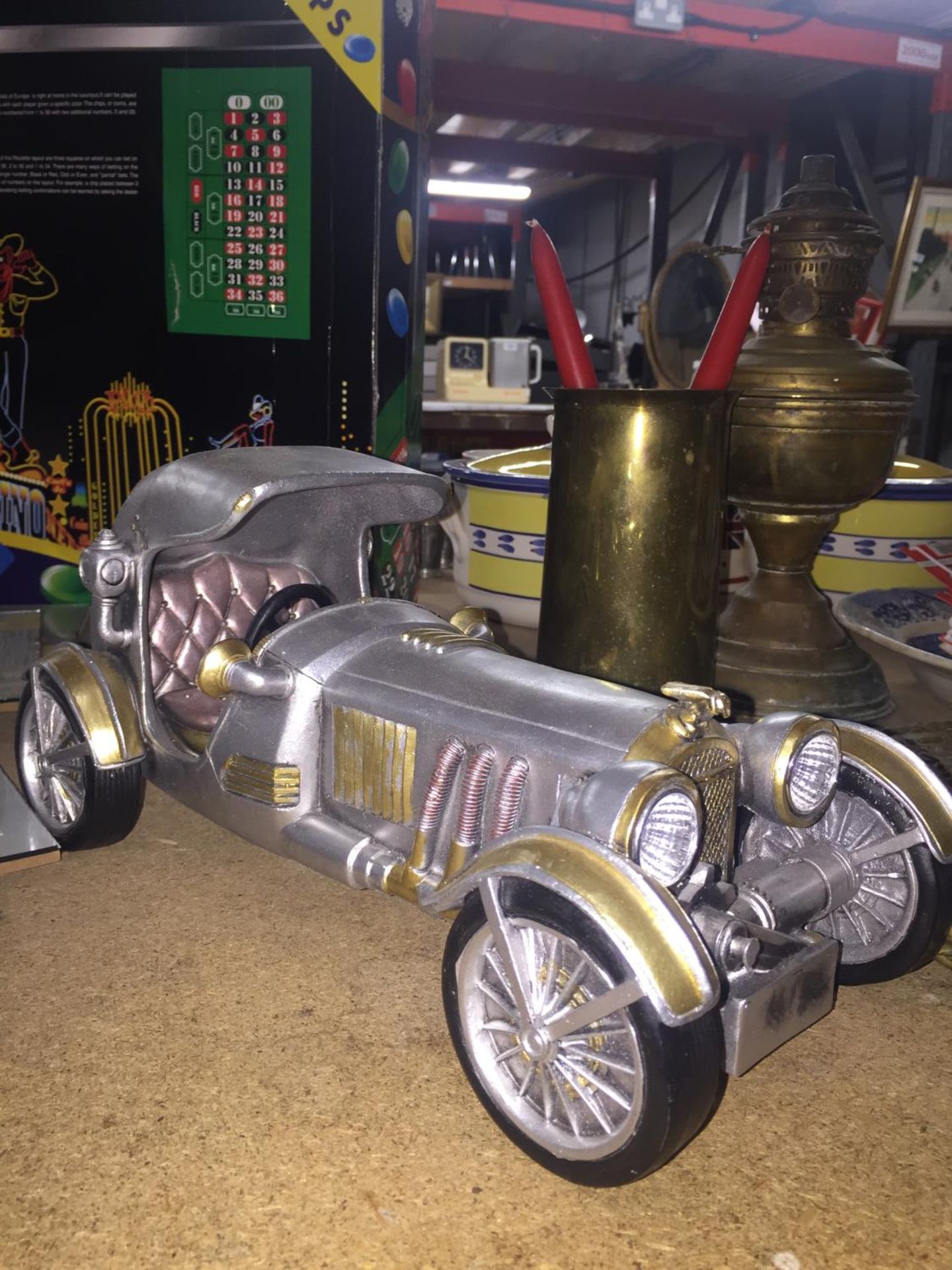 A PEWTER STEAM PUNK CAR - Image 3 of 3