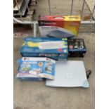 AN ASSORTMENT OF ITEMS TO INCLUDE DVD ROM DRIVE AND A BINDING MACHINE