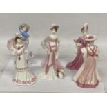 SIXCOALPORT LADIES "LADY FLORENCE" (A/F) "LADY LILIAN" "LADY EVELYN" LADY LYDIA" AND "LADY EMMA" AND