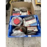 A LARGE QUANTITY OF VINTAGE FILM REELS