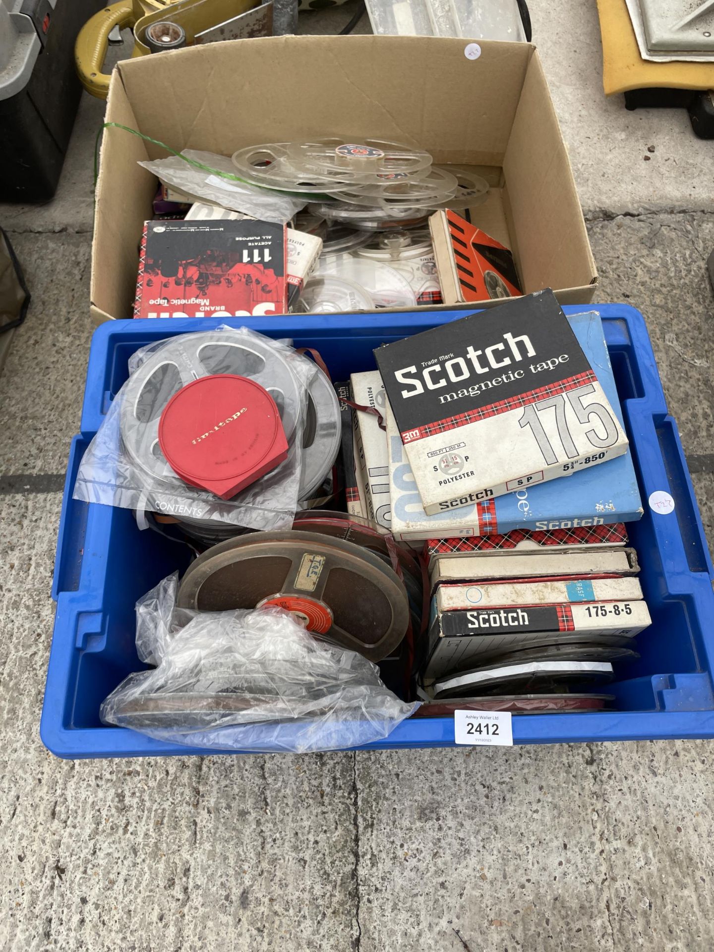 A LARGE QUANTITY OF VINTAGE FILM REELS