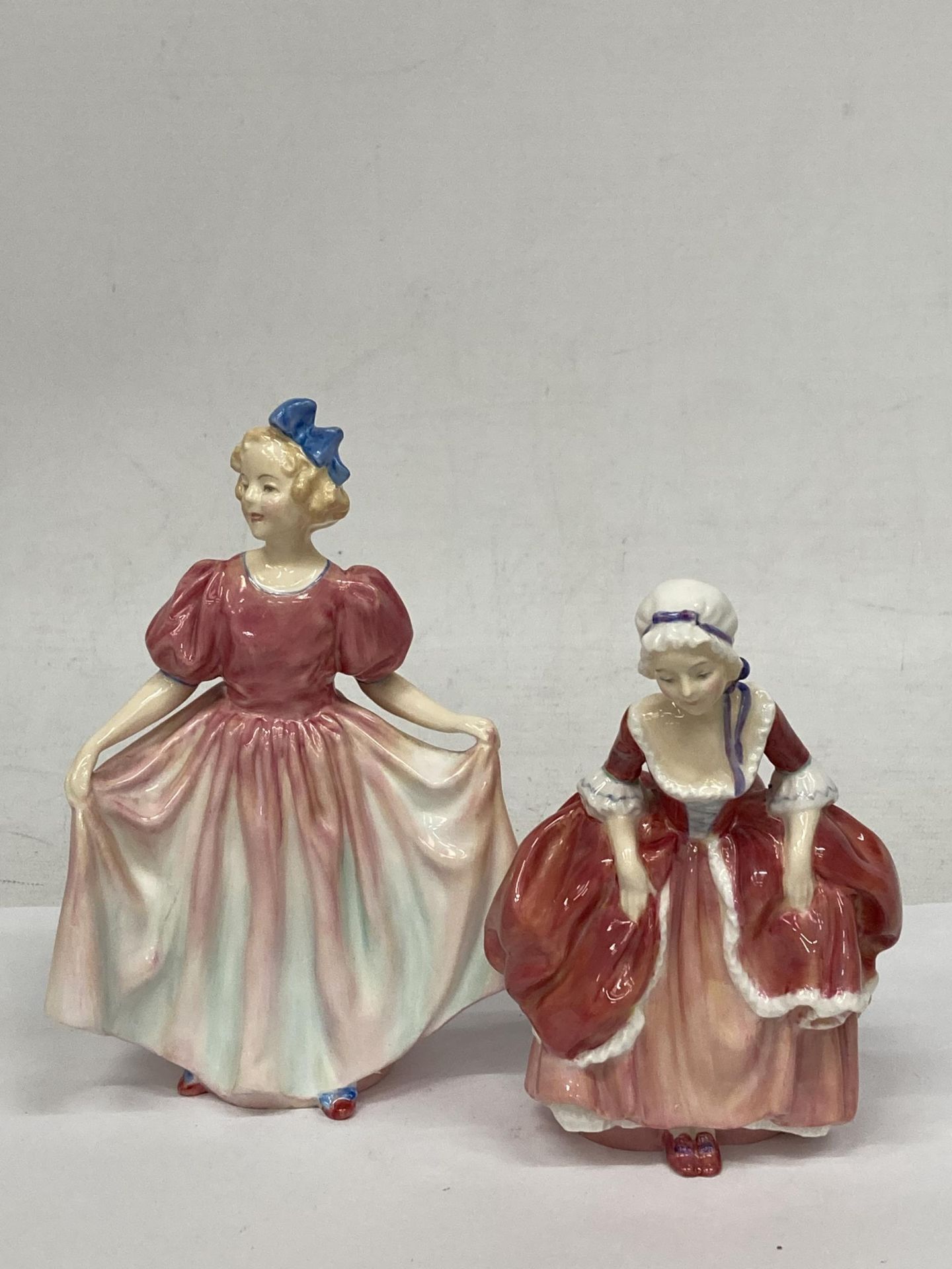 TWO ROYAL DOULTON FIGURINES "GOODY TWO SHOES" HN2037 AND "SWEETING" HN 1935