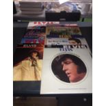 A COLLECTION OF ELVIS PRESLEY LP VINYL RECORDS - 11 IN TOTAL