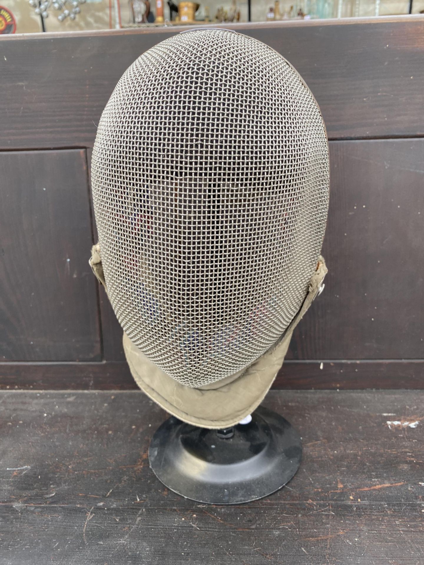 A VINTAGE FRANCE-LAMES FENCING FACE GUARD WITH STAND - Image 2 of 5