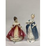 TWO ROYAL DOULTON FIGURINES "MASQUERADE" AND "SOUTHERN BELLE"