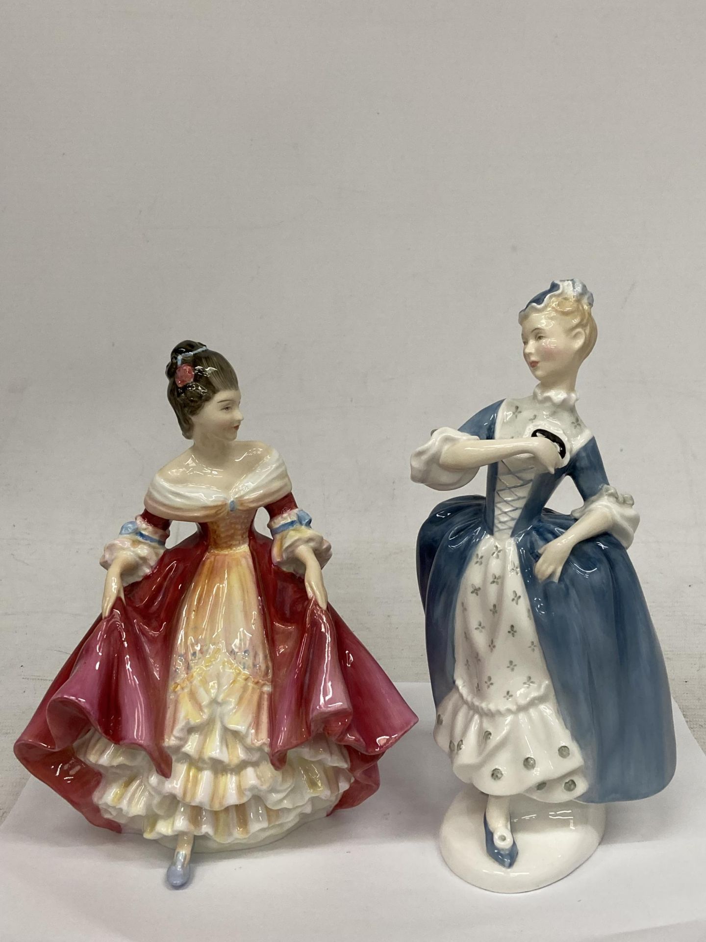 TWO ROYAL DOULTON FIGURINES "MASQUERADE" AND "SOUTHERN BELLE"