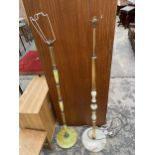 TWO 1970'S ONYX STANDARD LAMPS