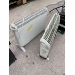 TWO ELECTRIC HEATERS