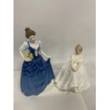 TWO ROYAL DOULTON FIGURES TO INCLUDE HELEN AND HEATHER