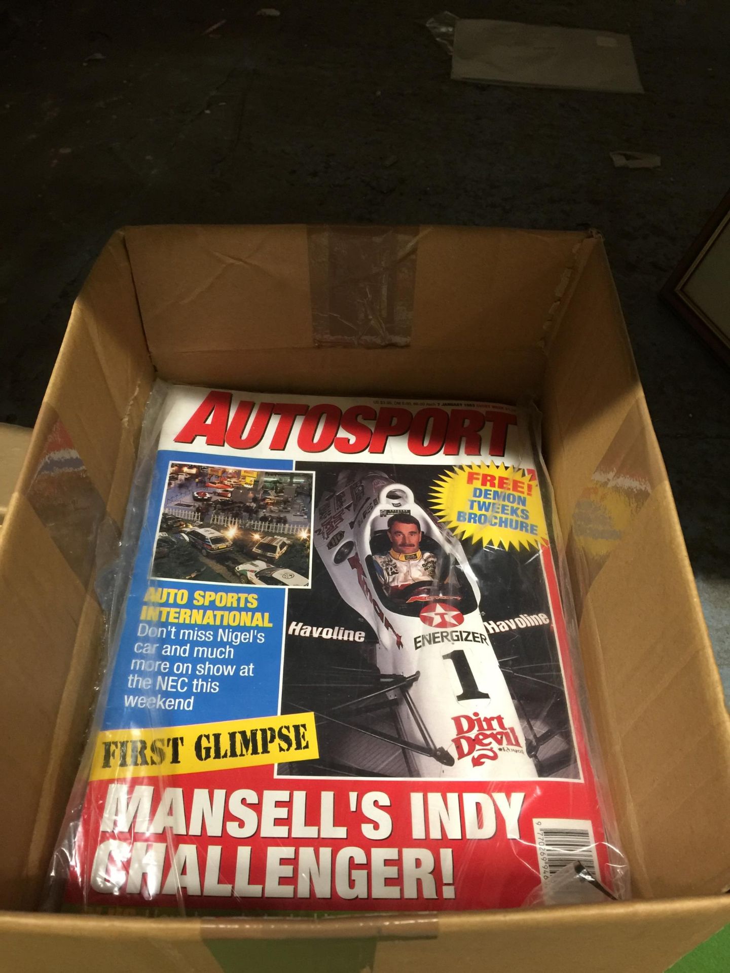 A BOX OF AUTOSPORT MAGAZINES