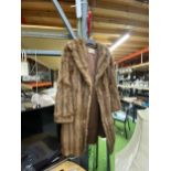 A VINTAGE 'BROWNS OF CHESTER' FUR COAT