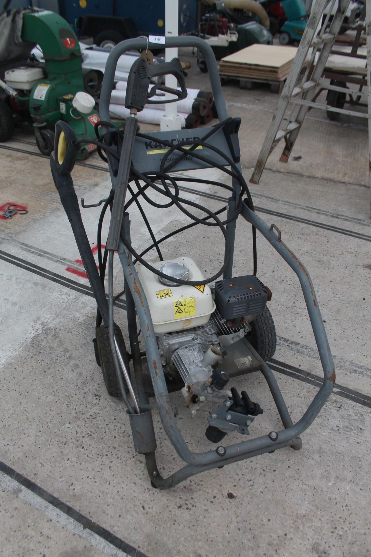 KARCHER PETROL POWER WASHER + VAT