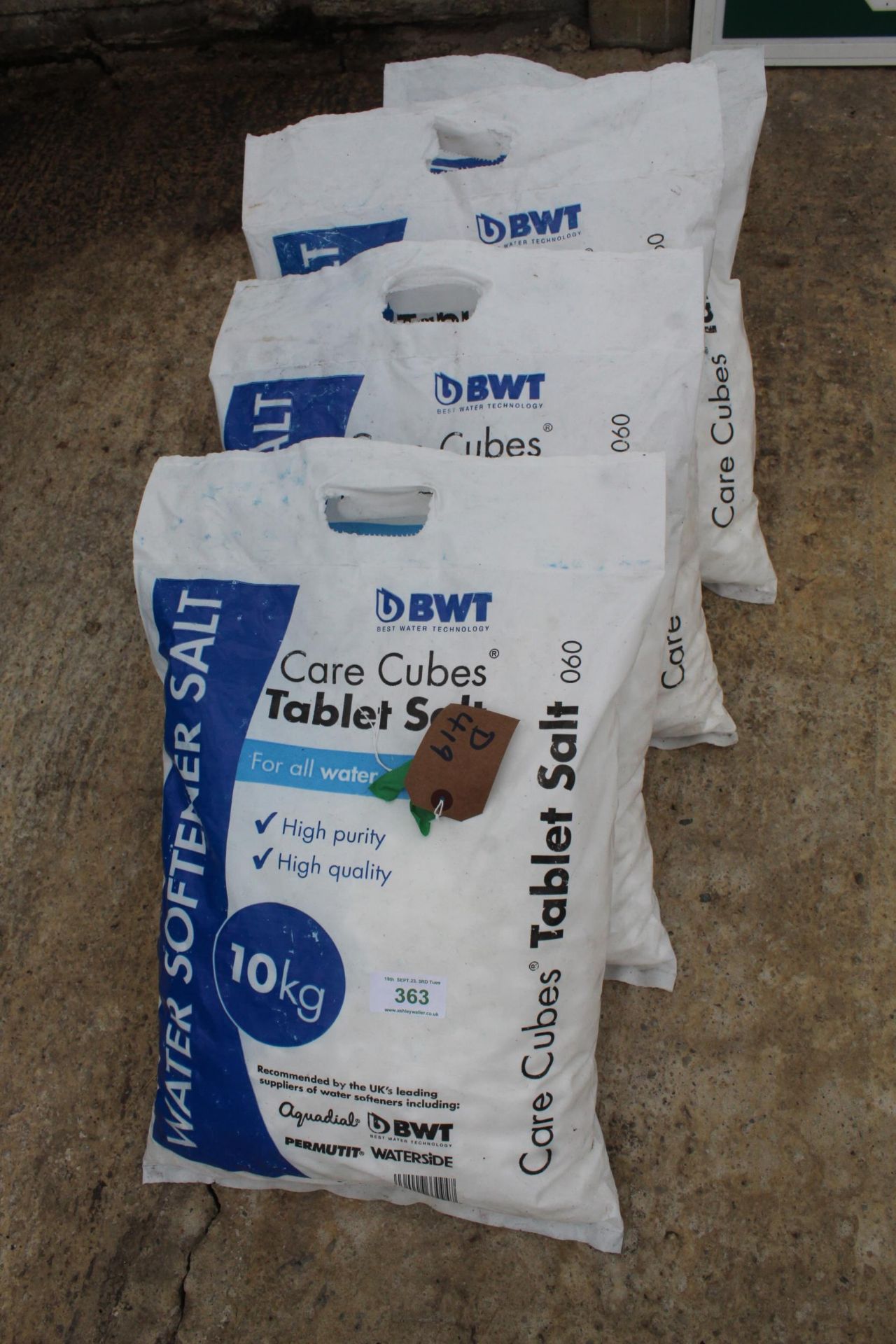 5 X 10KG WATER TABLET SALT NO VAT