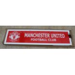 MANCHESTER UNITED FC SIGN (WORKING) NO VAT