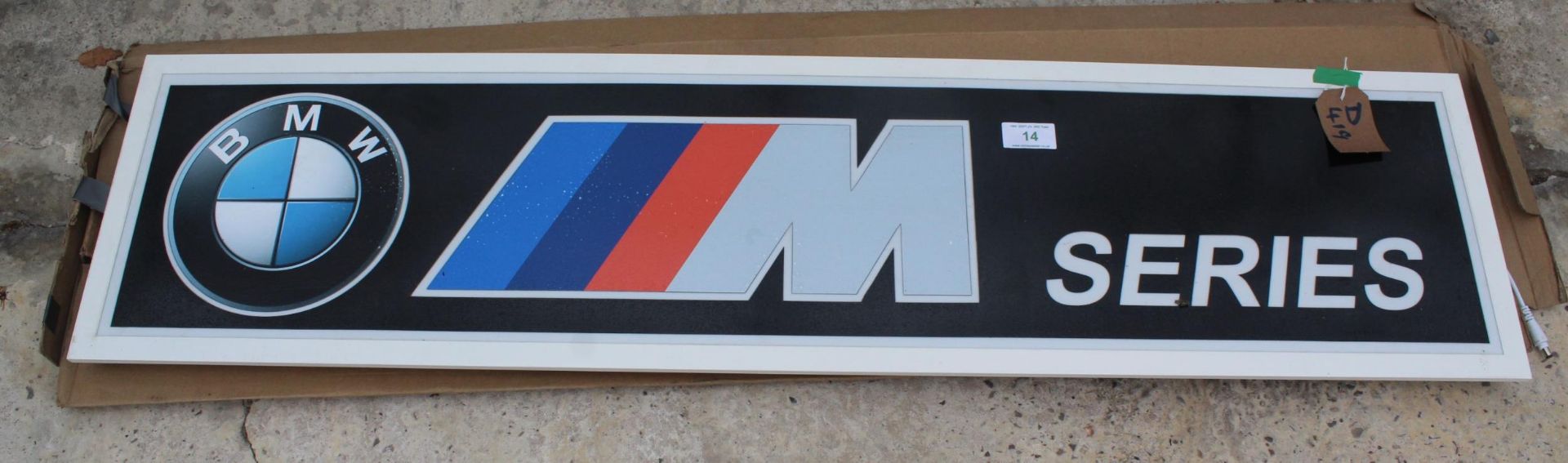 BMW SERIES M LED SIGN (WORKING) NO VAT