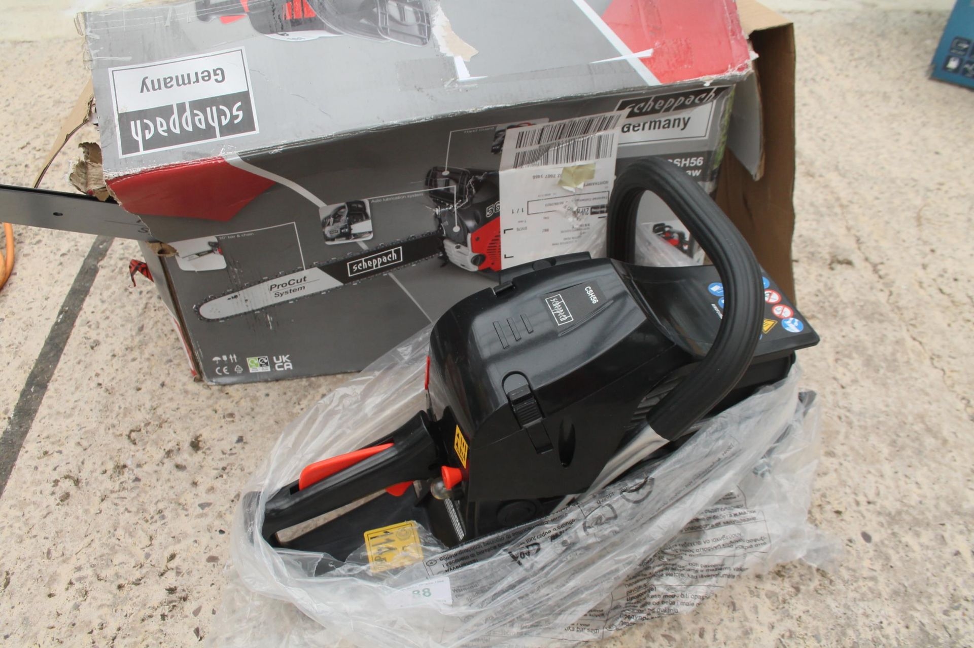 NEW SCHEPPACH 56CC CHAINSAW NO VAT