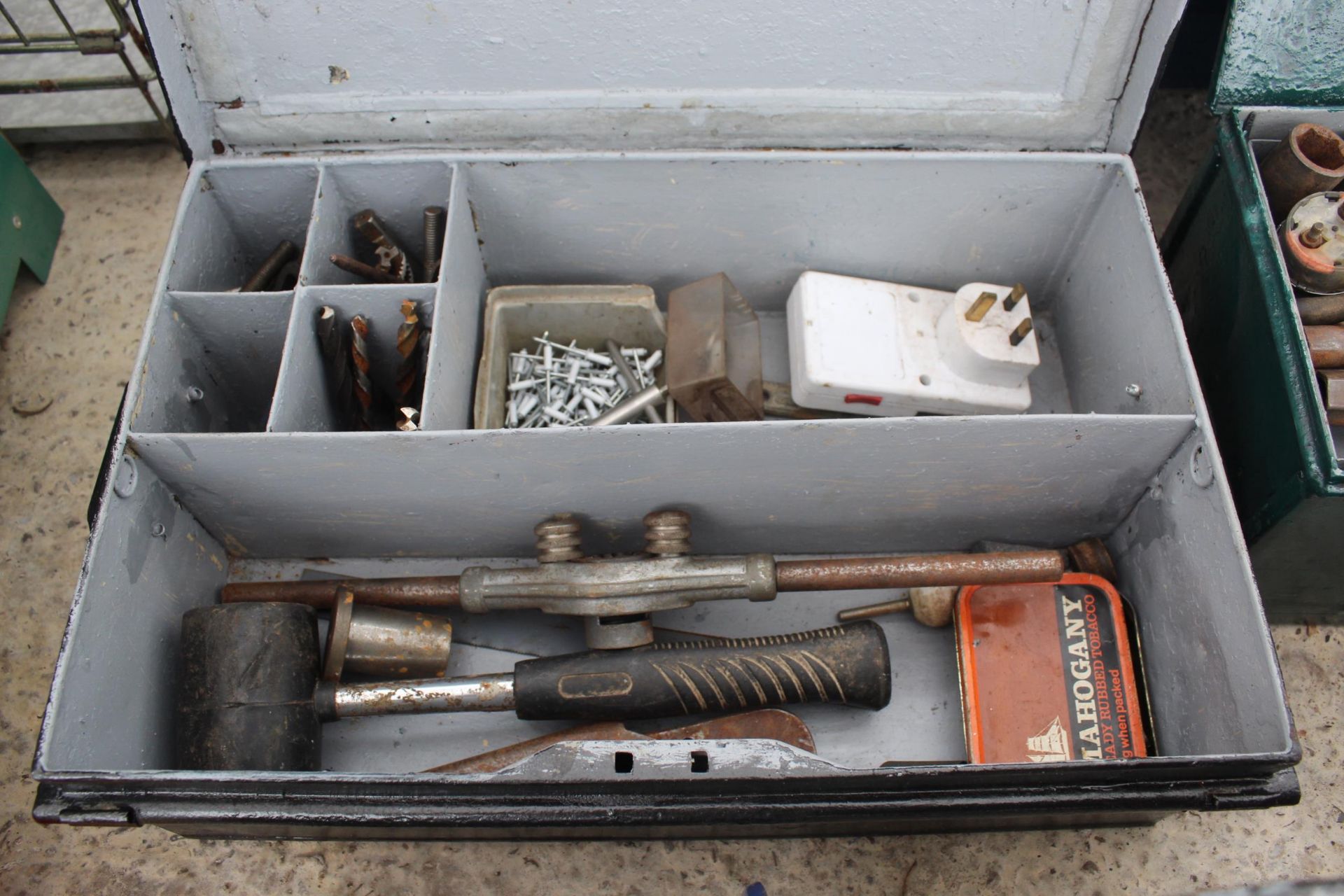 BLACK TOOL BOX NO VAT