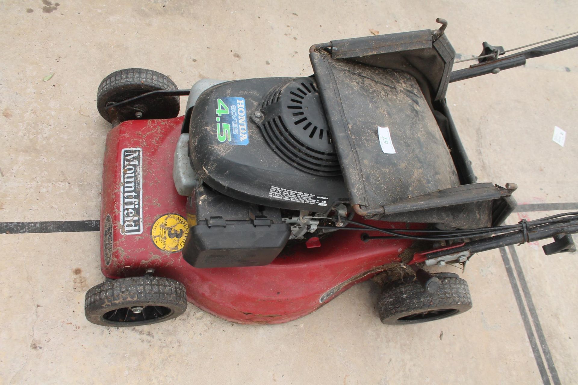 MOUNTFIELD LAWN MOWER 45 NO VAT - Image 2 of 2