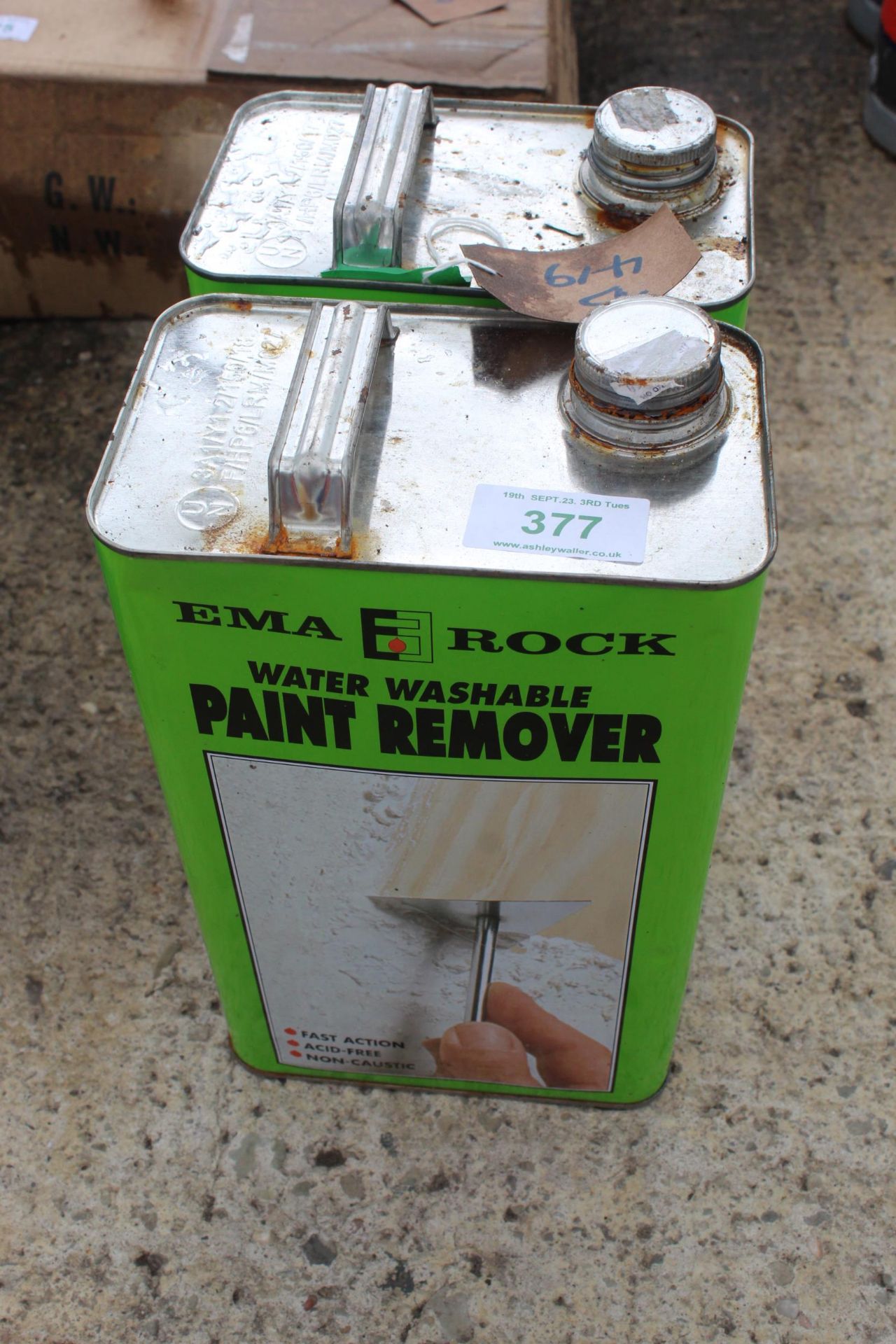 2 X 5LT STRONG PAINT STRIPPER NO VAT