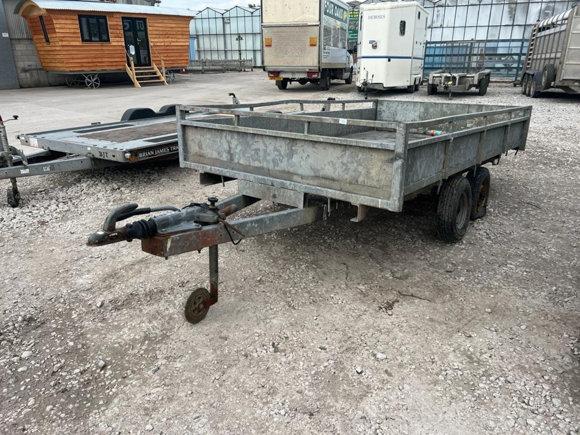 TWIN AXLE PLANT TRAILER + VAT