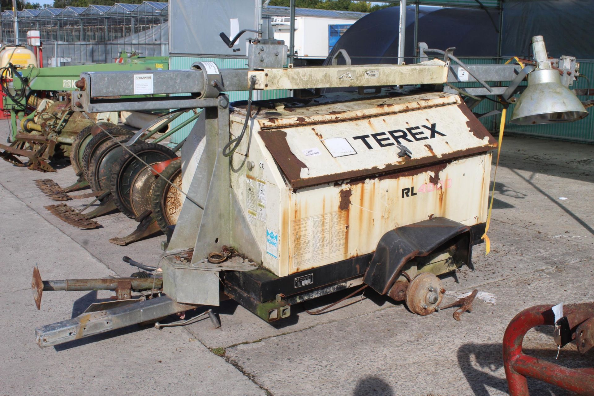 A TEREX RL4000 LIGHTING TOWER NO VAT