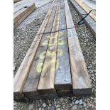 6 TIMBERS 9' - 10'11" LONG 4" X 2" NO VAT