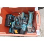 MAKITA DRILLS, CHARGER, TORCH (7 ITEMS,WORKING) NO VAT