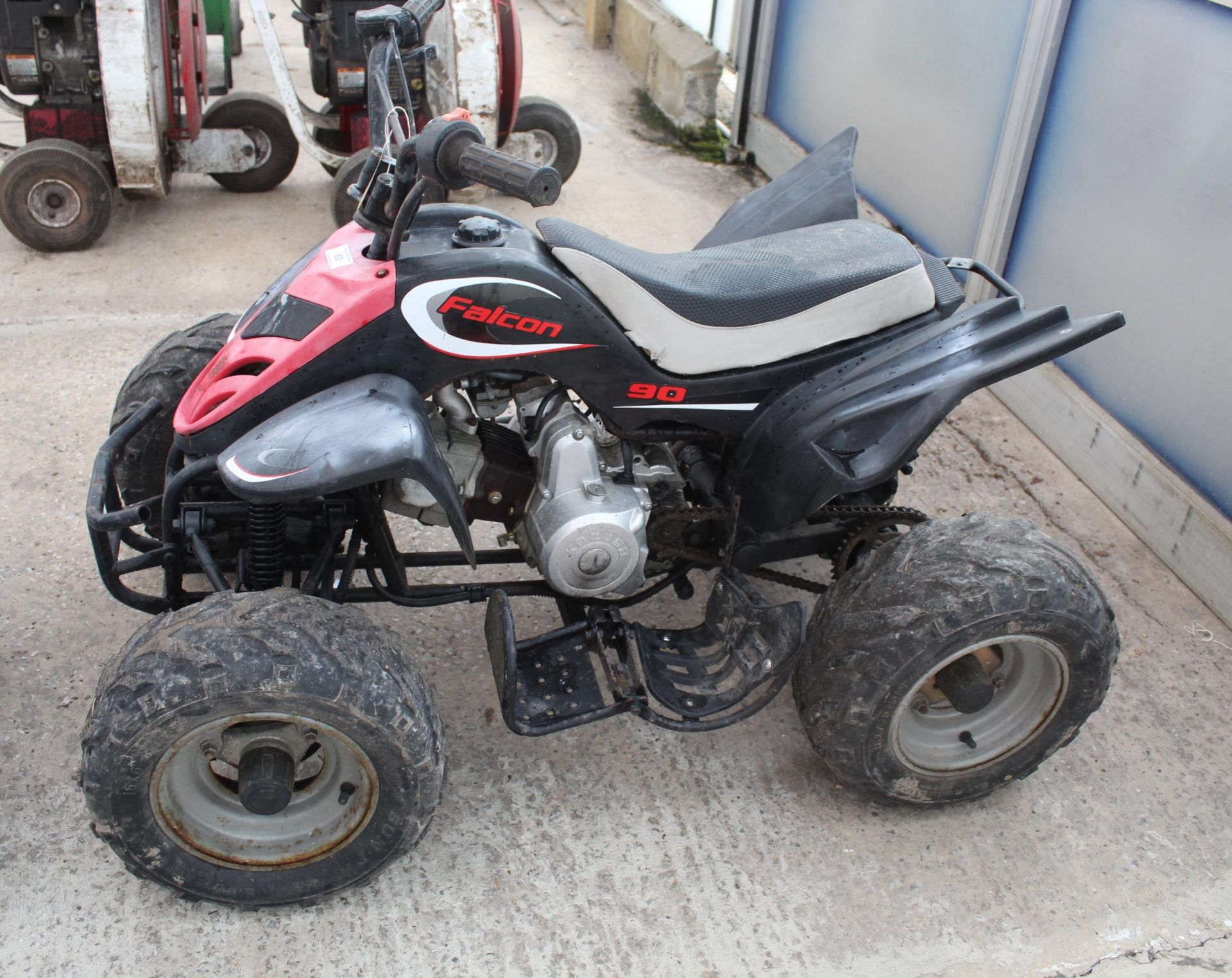 90CC FALCON QUAD BIKE - NEEDS NEW BATTERY NO VAT - Image 2 of 4