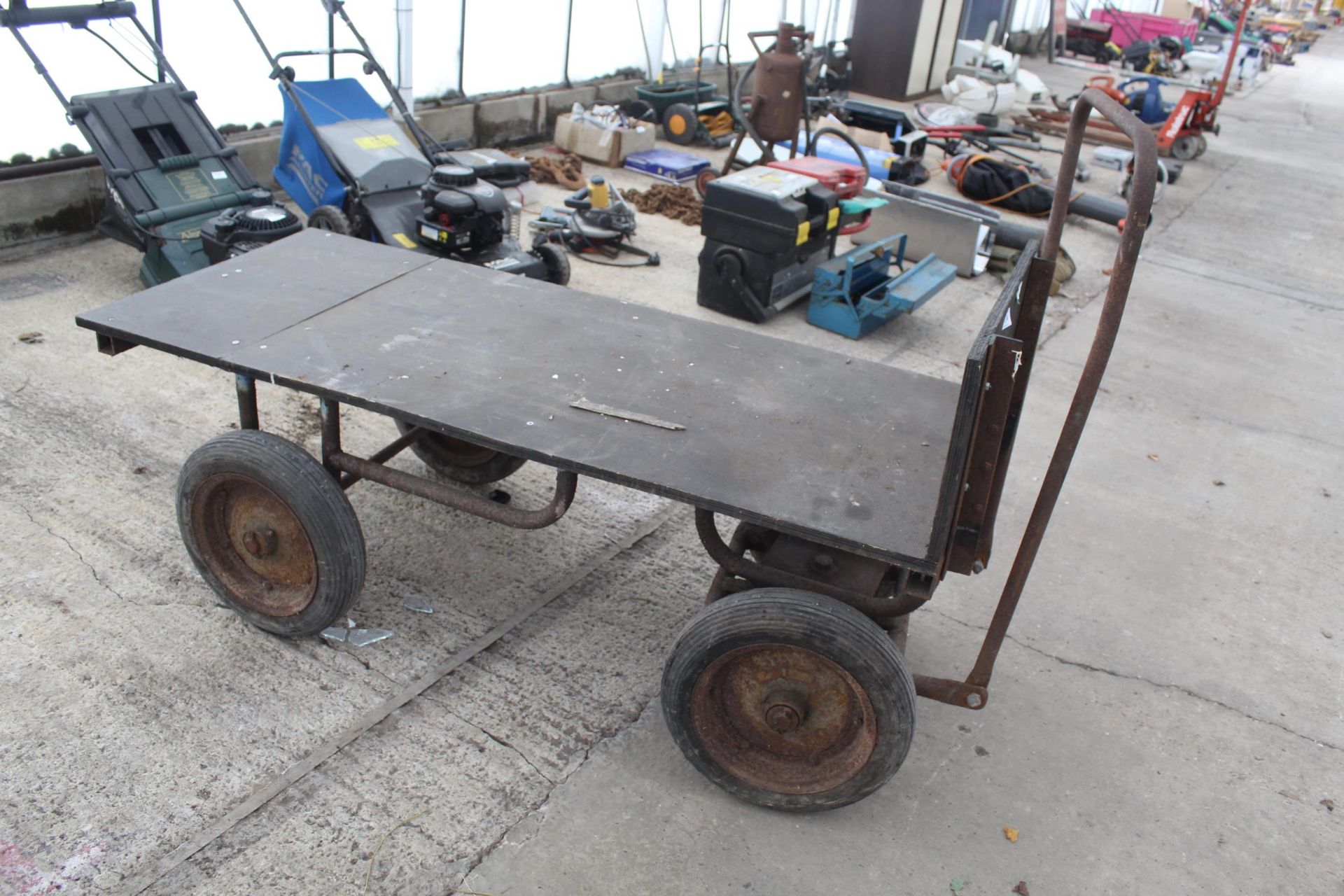 FOUR WHEEL TROLLEY + VAT - Image 2 of 2