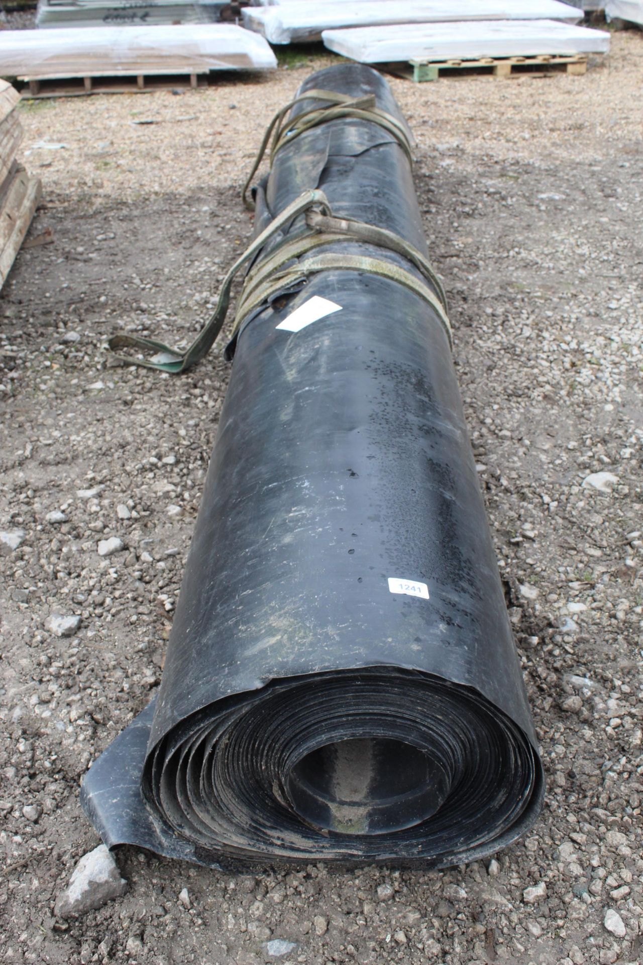 ROLL OF BLACK SHEETING 11'4" WIDE NO VAT