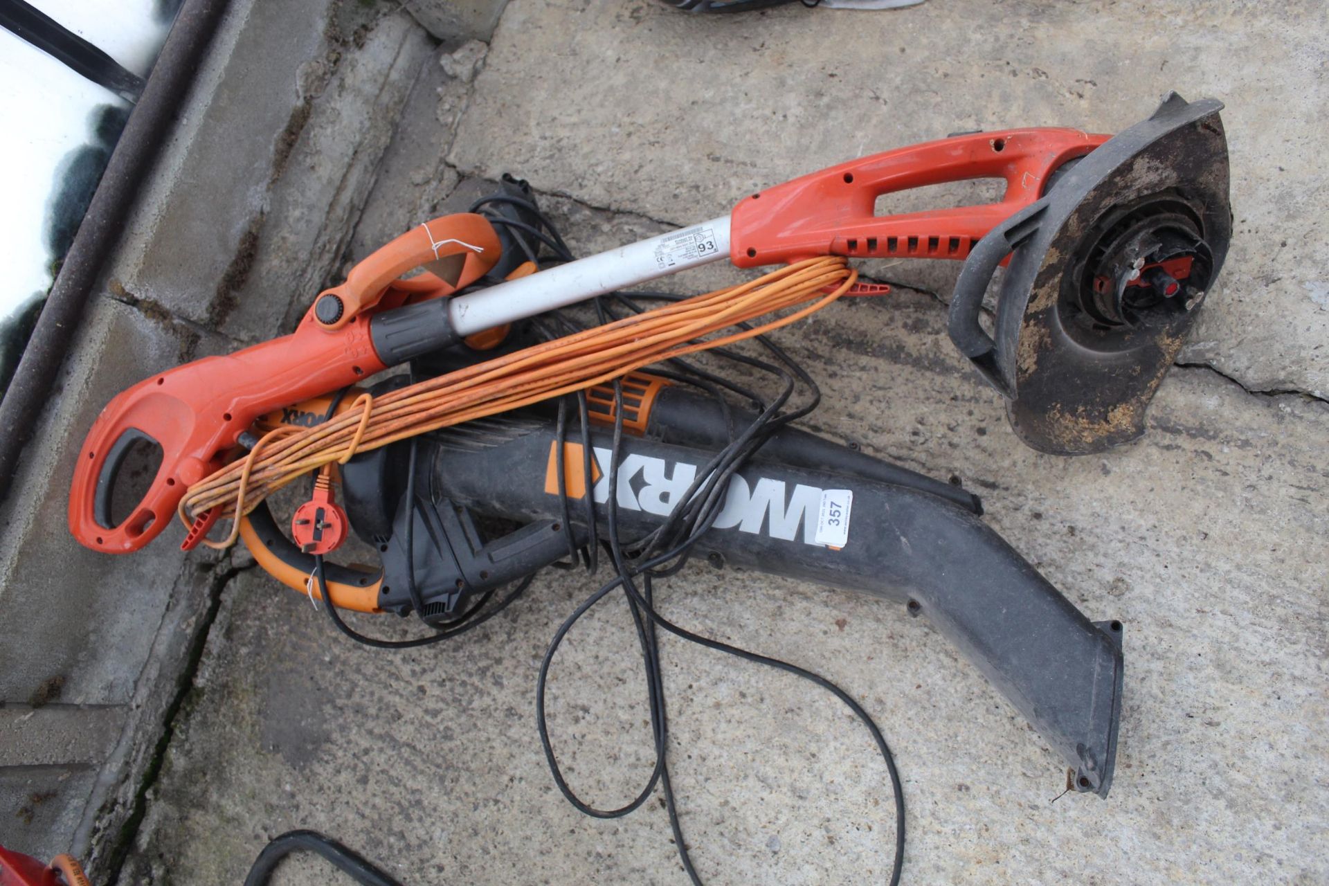 WORX BLOWER AND FLYMO STRIMMER NO VAT