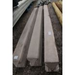 3 CONCRETE POSTS NO VAT