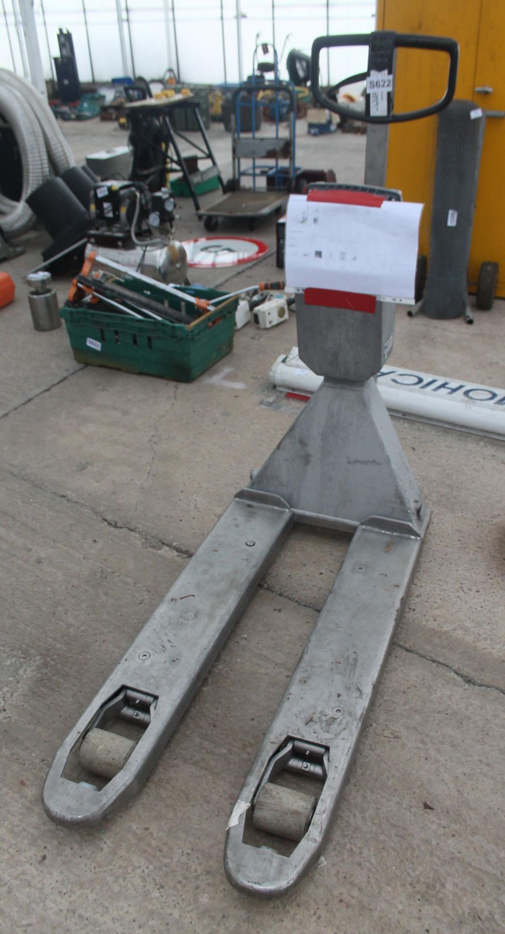 STAINLESS TOYOTA PUMP TRUCK AND SCALES NO VAT