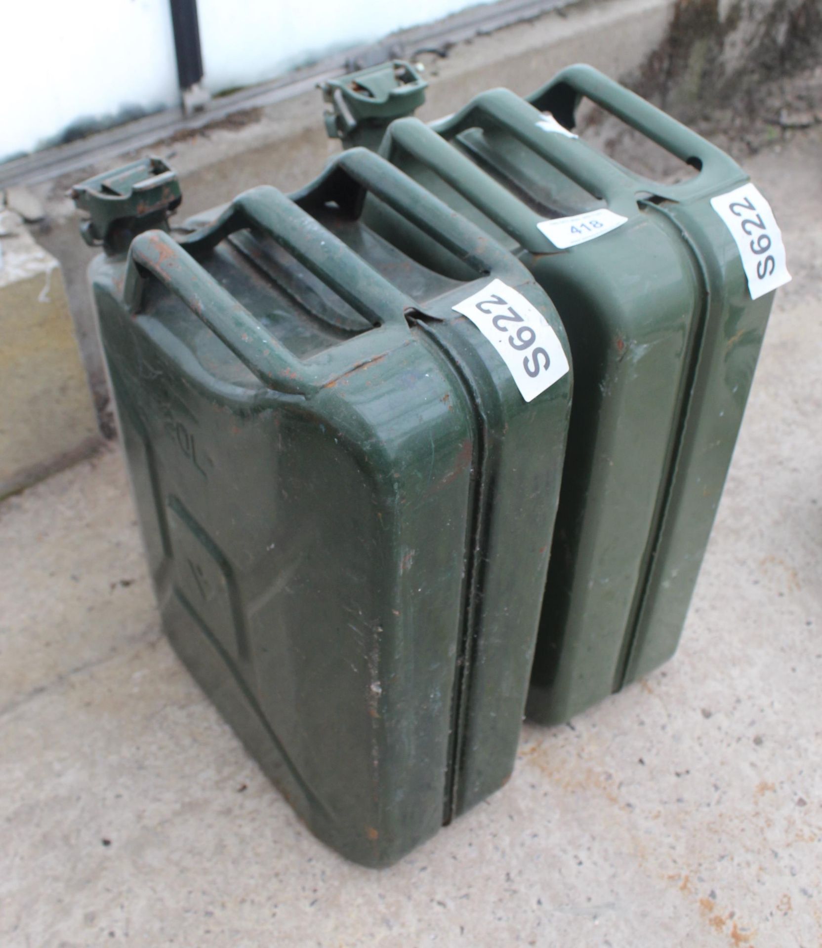 2 JERRY CANS NO VAT