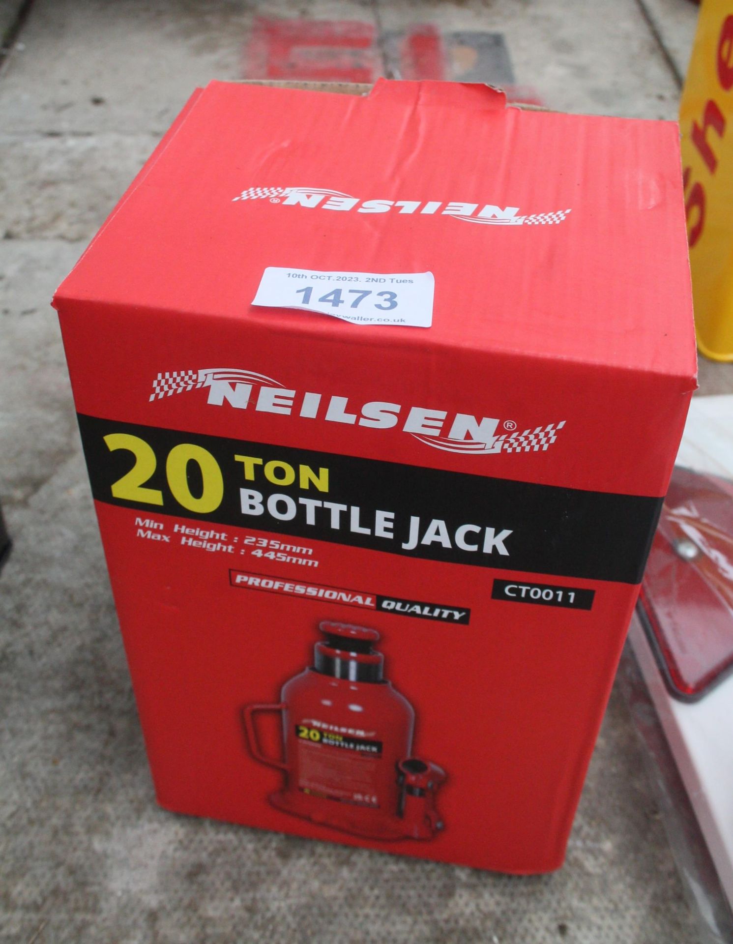 20 TON BOTTLE JACK + VAT