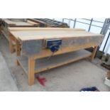 JOINER BENCH WITH VICE NO VAT