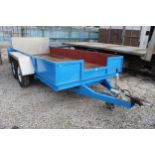 A CAR TRAILER 14' X 6' NEW FRONT HITCH NEW LIGHTS & REWIRED NEW WHEELS & TYRES NEW MUD GUARDS IN