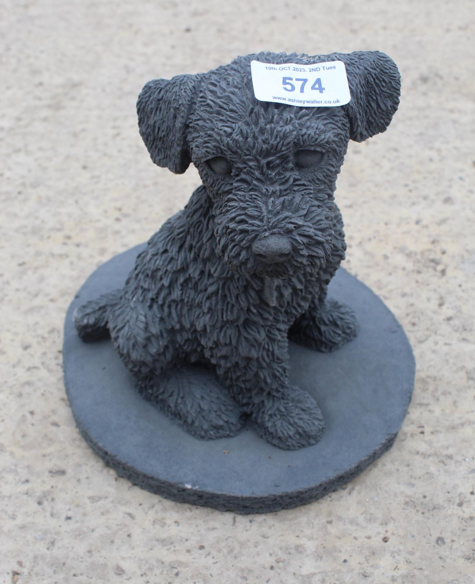 PUPPY DOG STATUE NO VAT