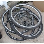 5 BIKE WHEELS + VAT