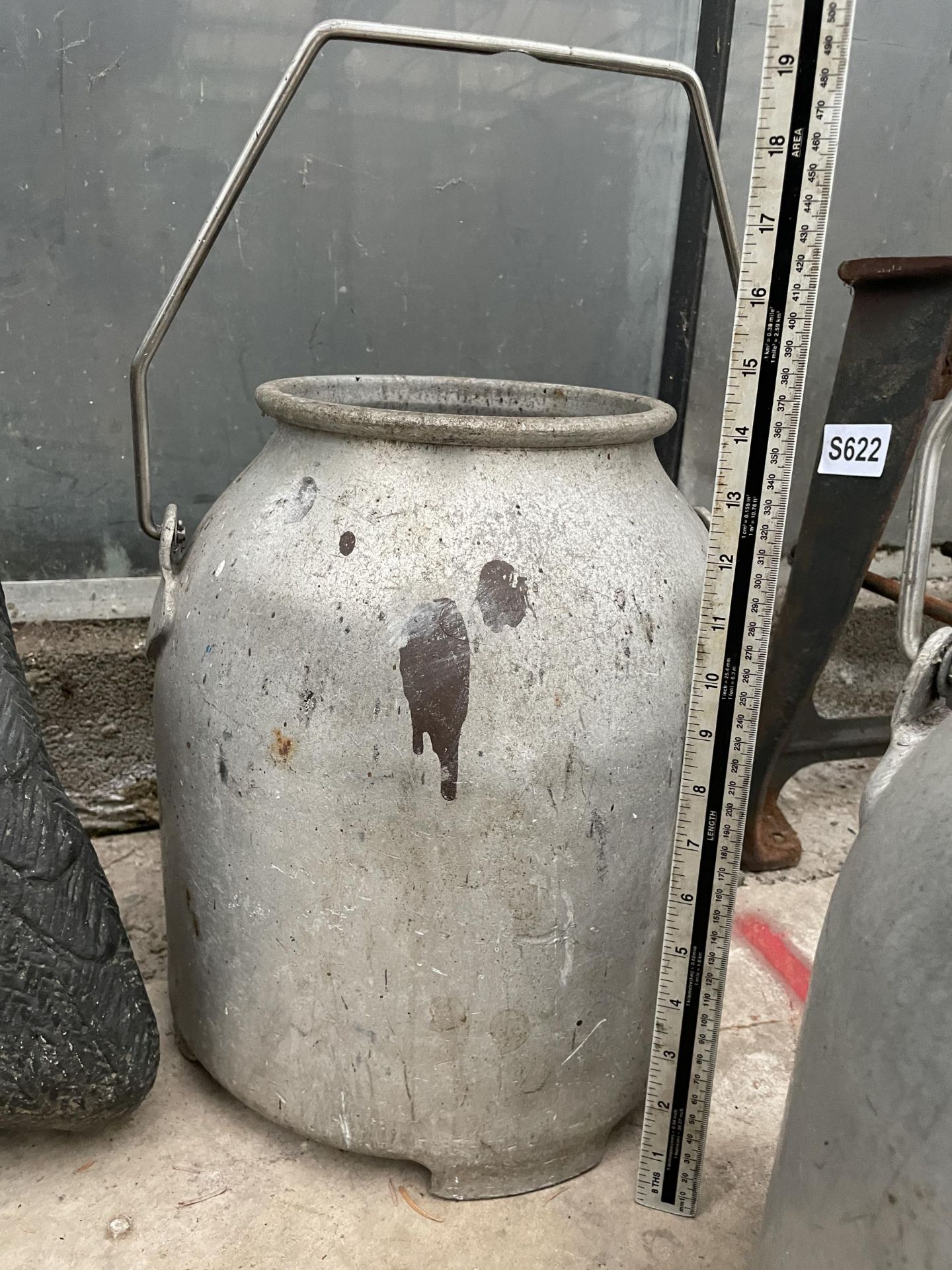 A PAIR OF STAINLESS STEEL MILKING BUCKETS - Image 3 of 4