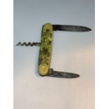 A VINTAGE GERMAN SOUVINEER POCKET KNIFE