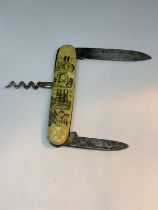 A VINTAGE GERMAN SOUVINEER POCKET KNIFE