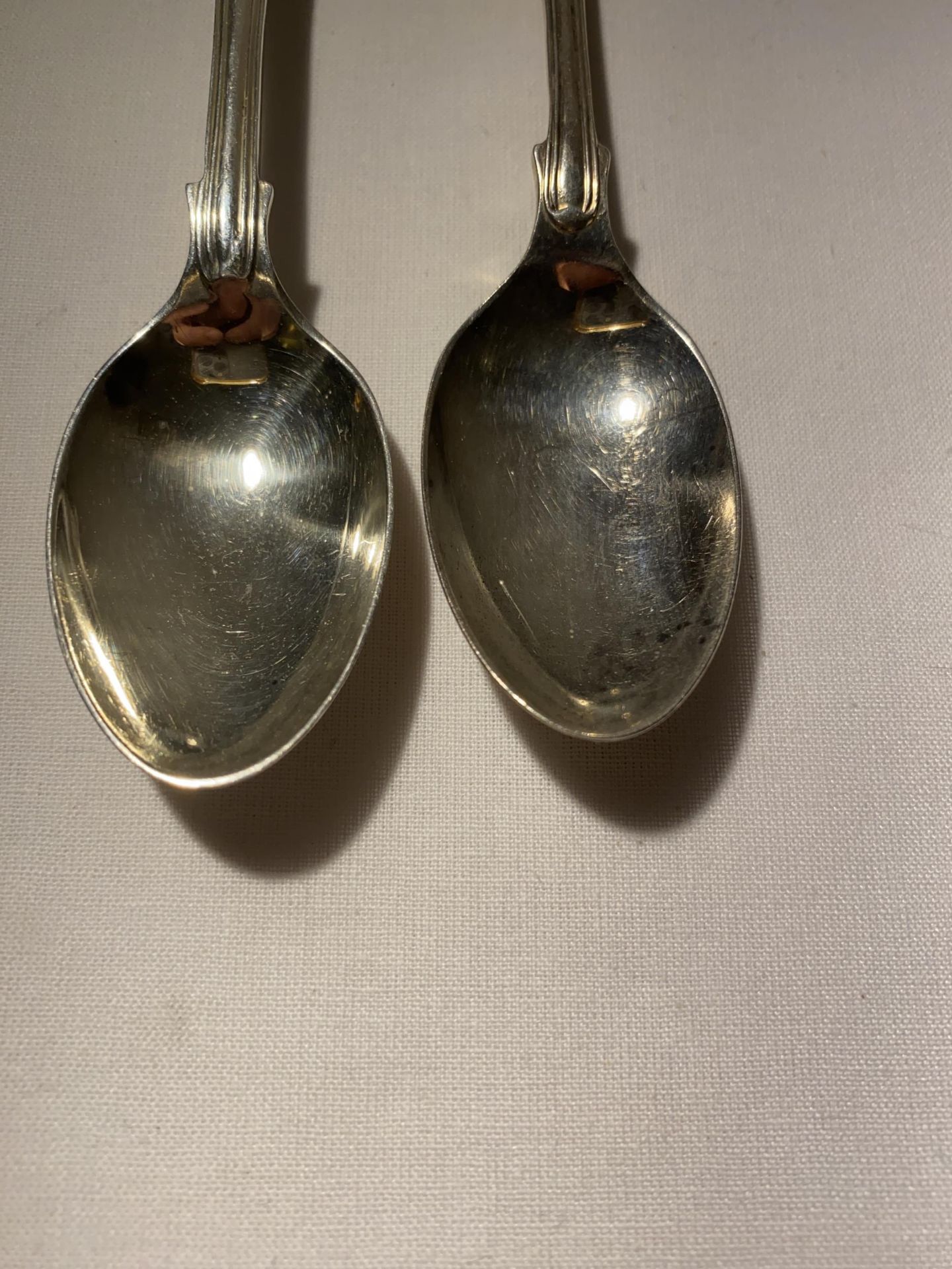 TWO SHEFFIELD HALLMARKED SILVER SPOONS, EARLIEST BEING 1925, MAKER WILLIAM HUTTON & SONS LTD, - Image 4 of 18