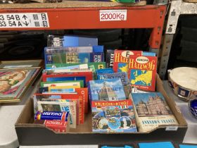 A BOX OF ASSORTED BOOKS RELATING TO TRAVEL