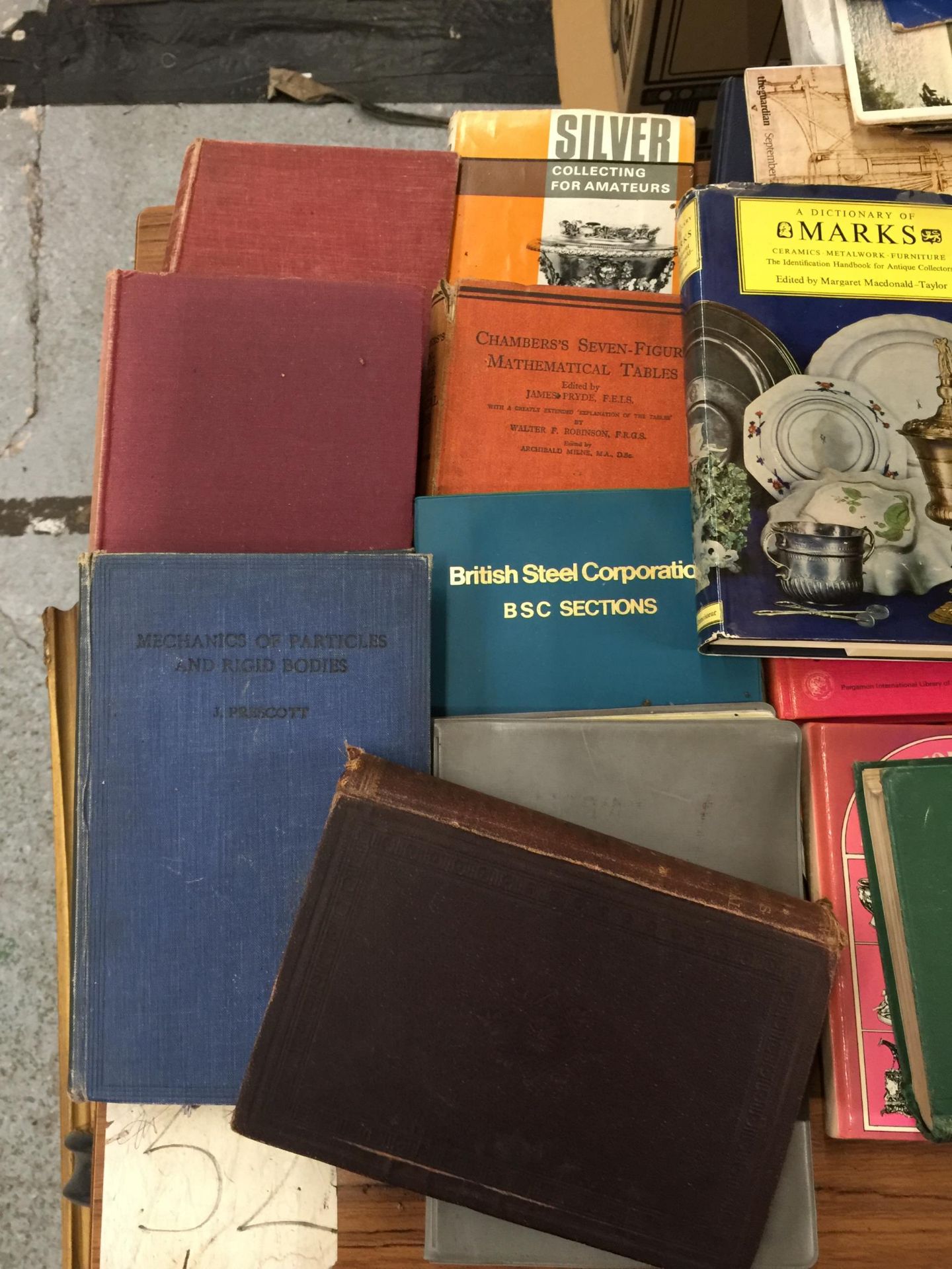 A QUANTITY OF HARDBACK BOOKS ON SURVEYING, MECHANICS, CHAMBER'S MATHMATICAL TABLES, THEORY OF - Image 5 of 5