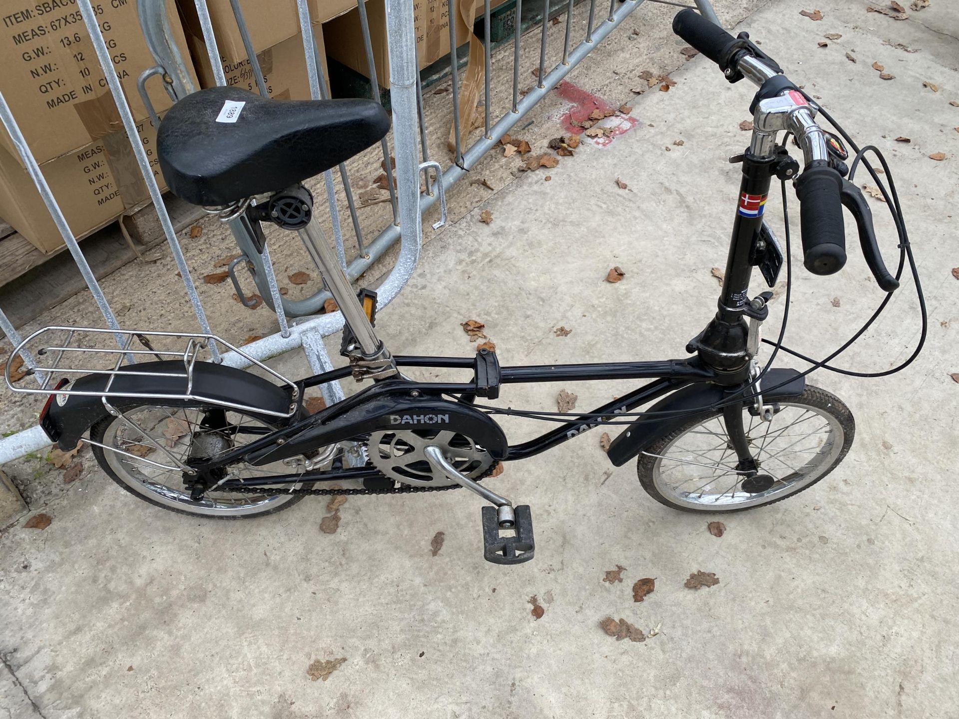 A DAHON FOLDING BICYCLE