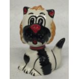 A LORNA BAILEY ETHAN CAT FIGURE, SIGNED IN RED